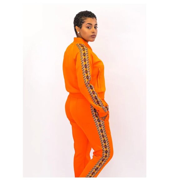 YEMA Classic Orange Tracksuit - Picture 1 of 12